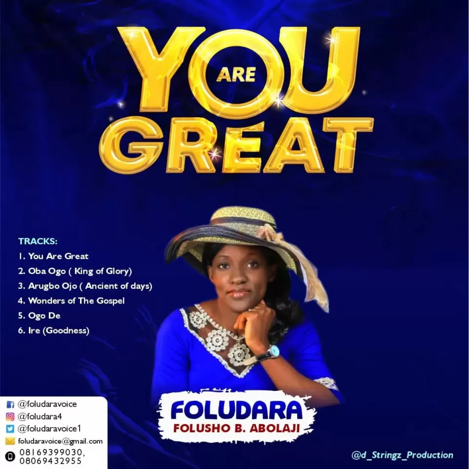 Foludara Folusho B Abolaji - You are great