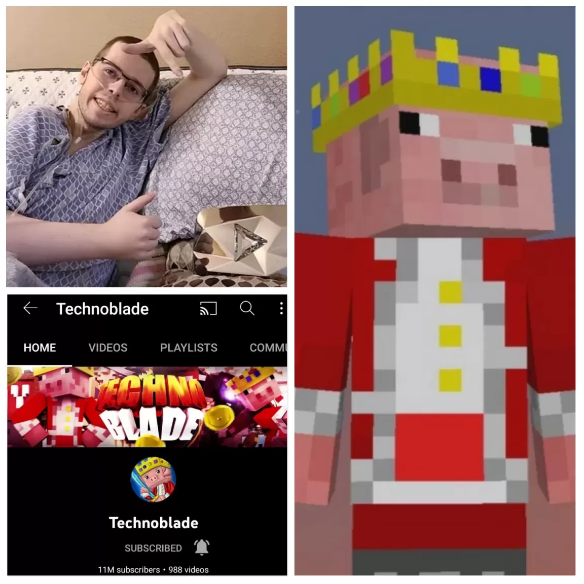 Technoblade, a Minecraft YouTuber who a lot of people watched, died at age 23